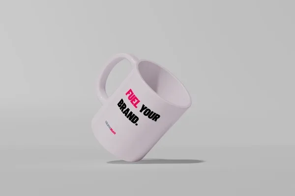 Creative Hero coffee cup tagline