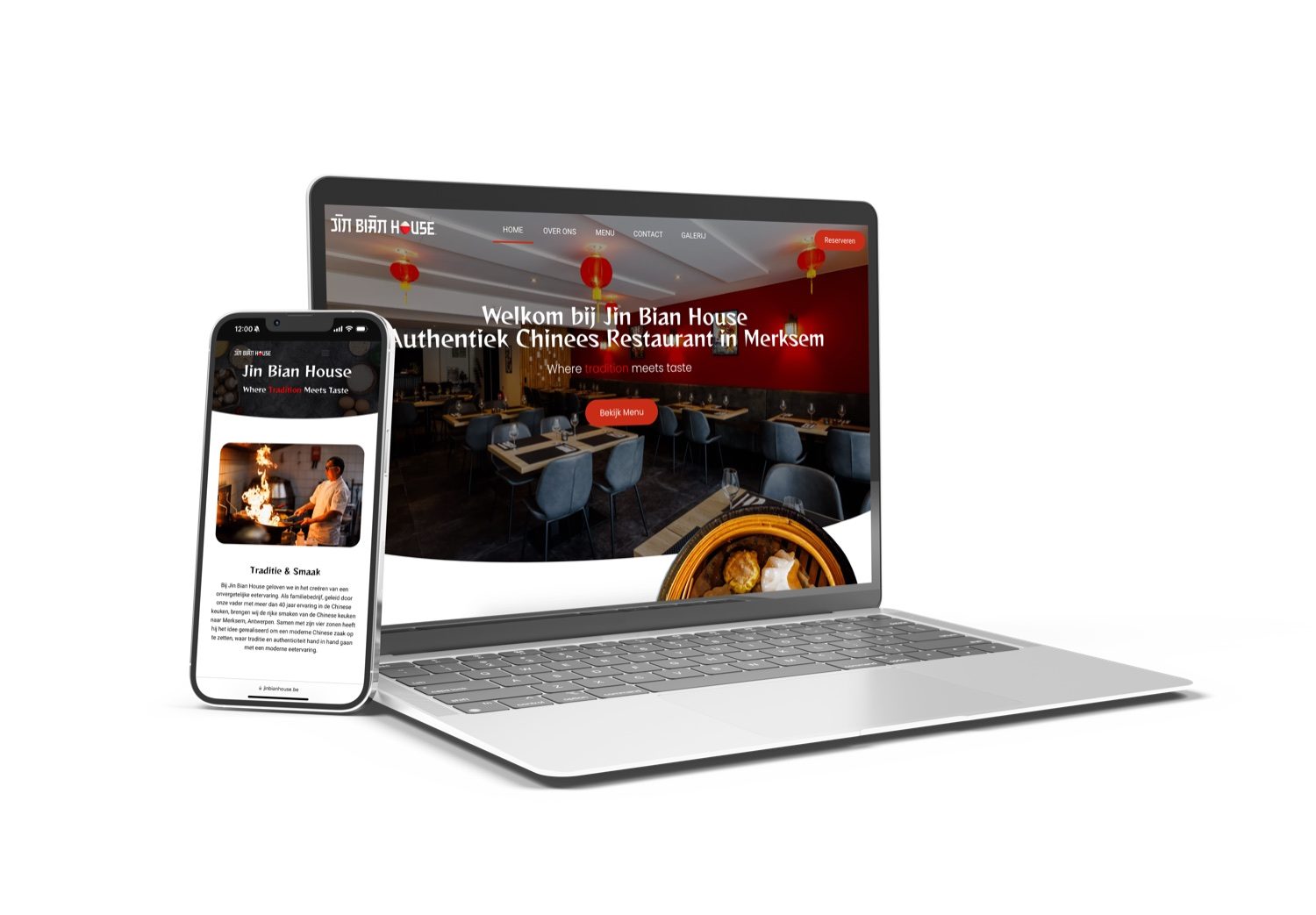 Jin Bian House &middot; Webdesign
