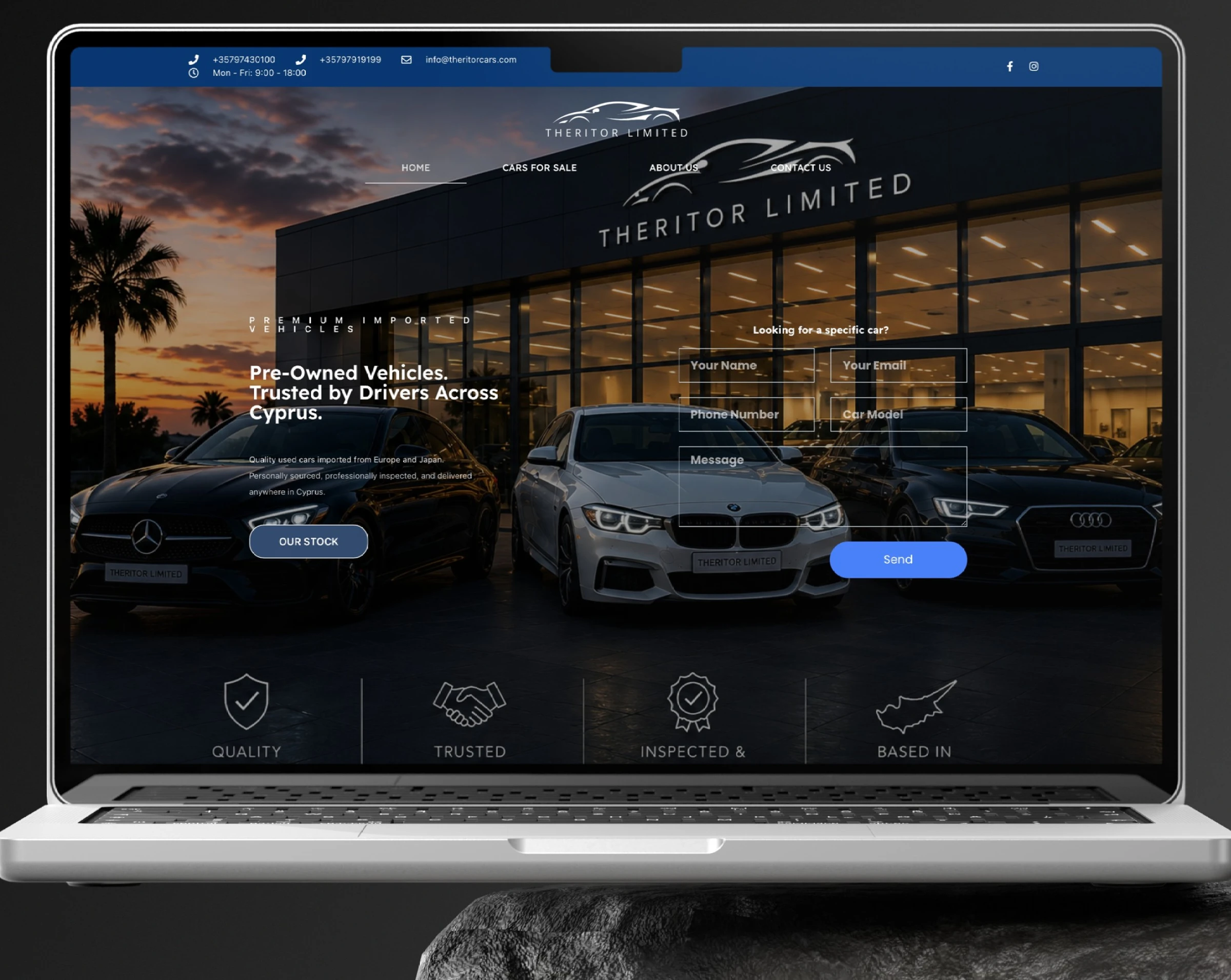 Theritor website
