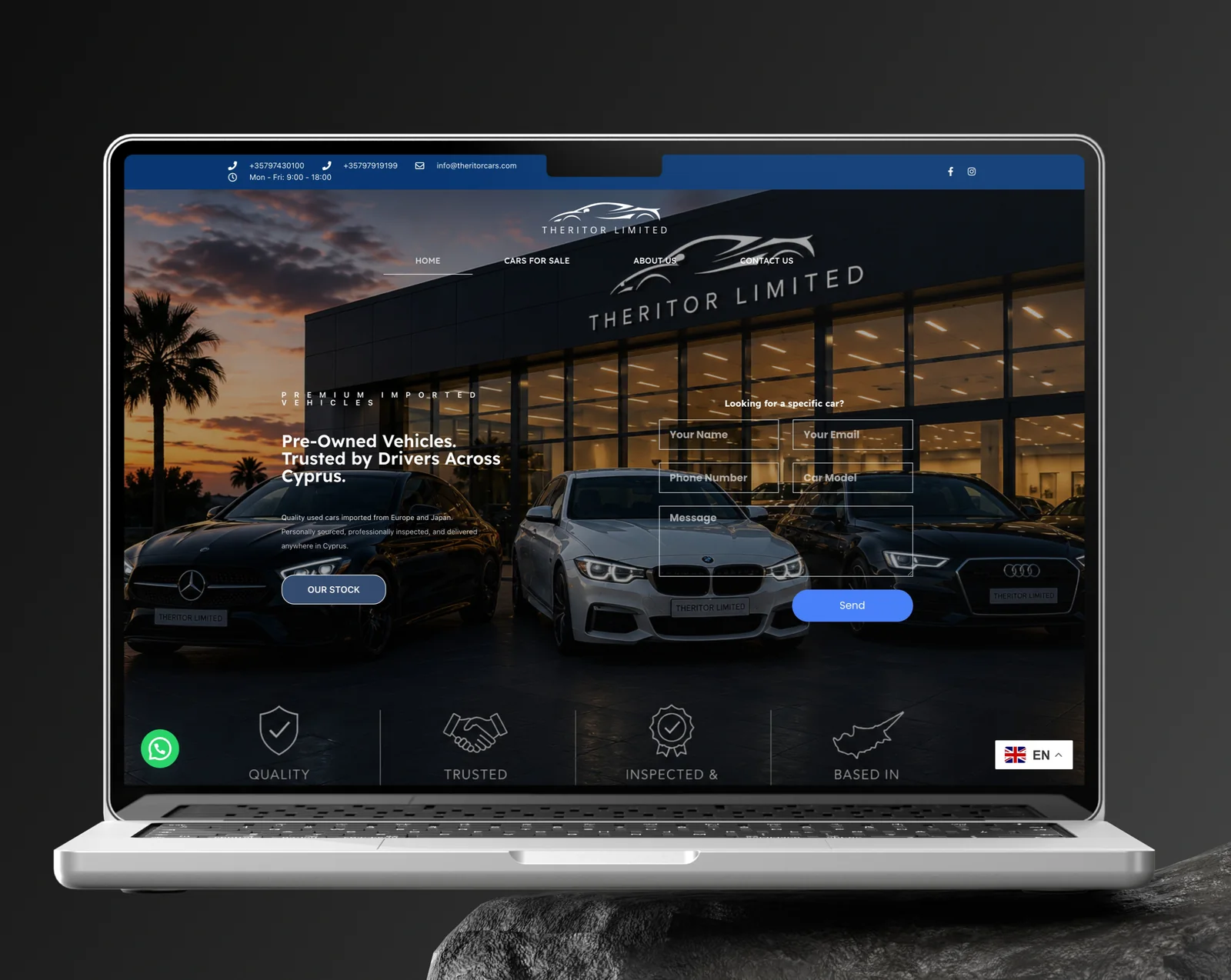 Theritor website