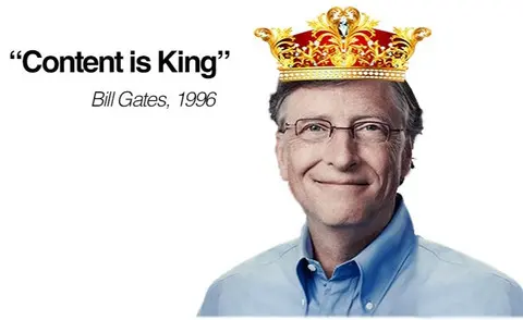 bill gates quote content is king